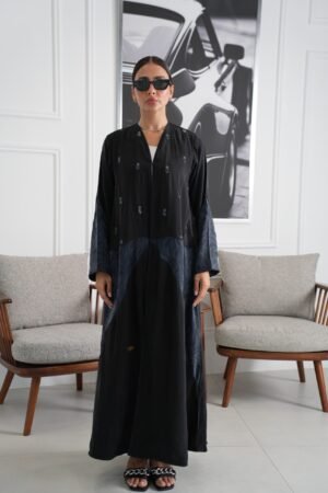 عباية حرير مع الشك