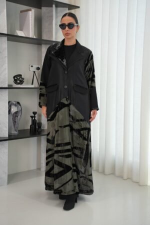 بليزر مخمل  جاكارد بيور