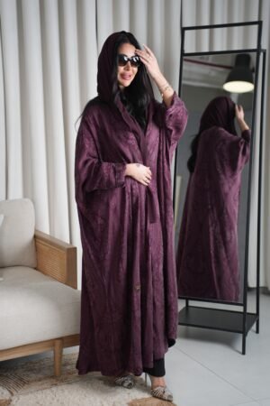 حرير بيور مشجر برغندي