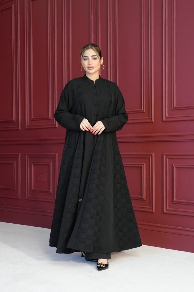 عباية كريب x جاكارد