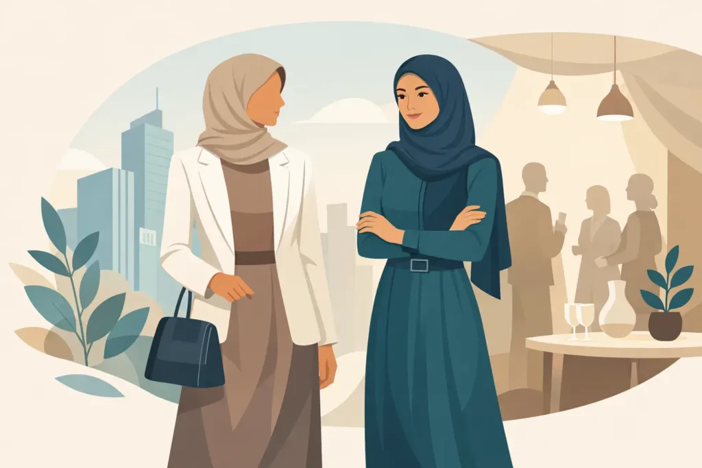 أزياء محتشمة للعمل والمناسبات بكل أناقة