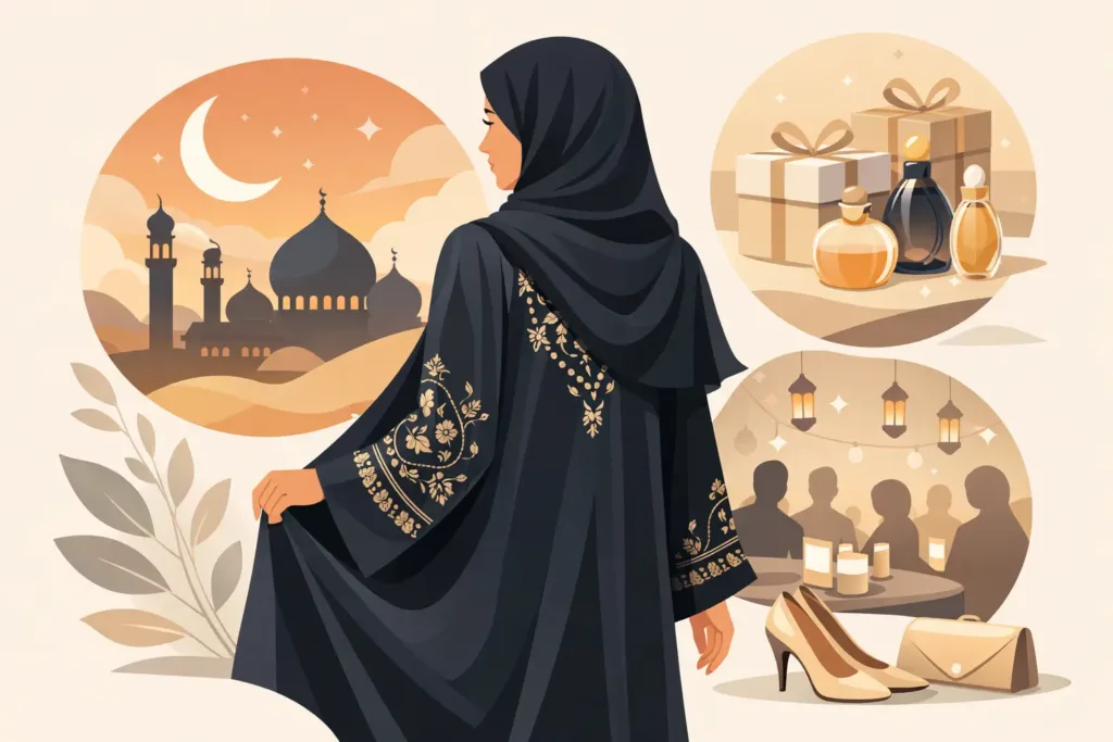 عباية مطرزة للعيد تليق بكل مناسبة وذوق