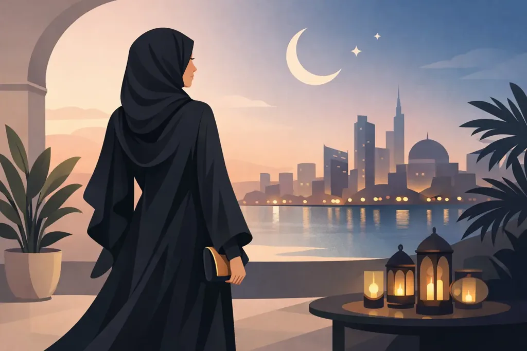 كيف تختارين عباية للمساء بإطلالة أنيقة ومتوازنة