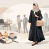 كيفية تنسيق عباية للدوام بإطلالة أنيقة