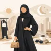 أفكار تنسيق العباية السوداء لإطلالات يومية راقية