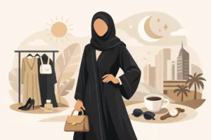 أفكار تنسيق العباية السوداء لإطلالات يومية راقية