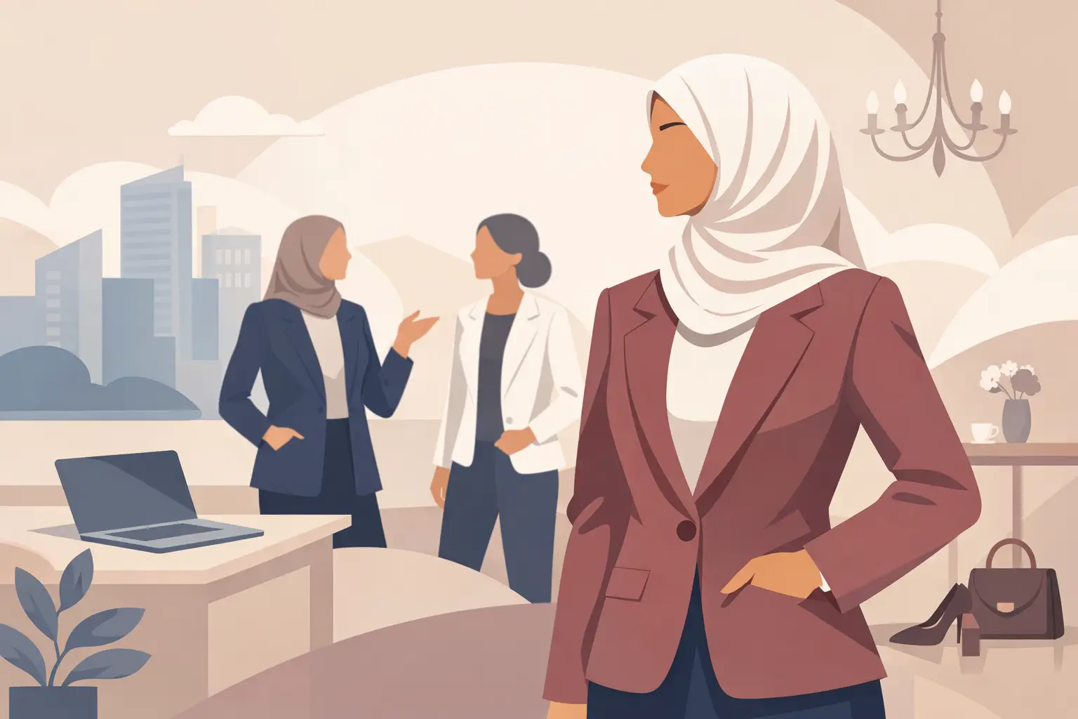 بليزرات نسائية محتشمة للعمل والمناسبات
