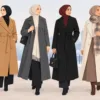 أفضل معاطف للمحجبات لإطلالات أنيقة في الشتاء