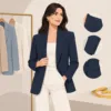 دليل مقاسات البليزر النسائي لاختيار قصة أنيقة