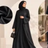 عبايات حرير مغسول لأناقة عملية في كل مناسبة