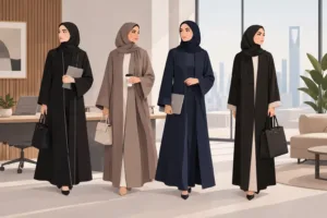 صيحات عبايات العمل 2026 لإطلالة مكتبية أنيقة