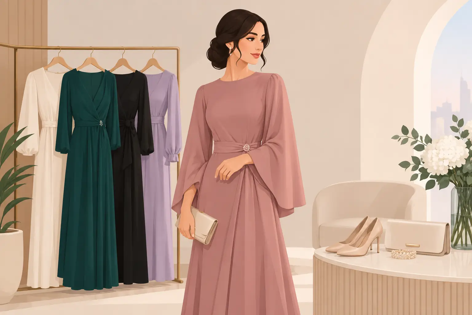 ملابس ضيافة نسائية لإطلالة راقية في كل مناسبة